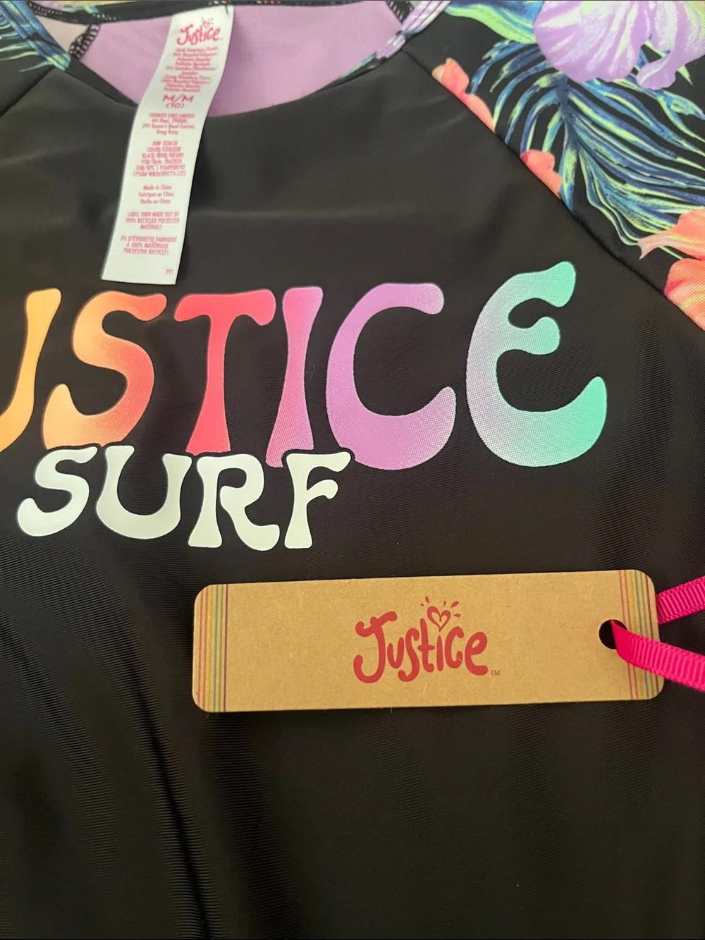 Justice closure pullover